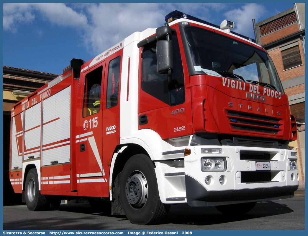 VF 23651
Corpo Nazionale Vigili del Fuoco
Iveco Magirus Stralis 
190S40 I serie "Active Fire"
Parole chiave: VVF;V.V.F.;Corpo;Nazionale;Vigili;del;Fuoco;AutoPompaSerbatoio;APS;A.P.S.;Iveco;Magirus;Stralis;190S40;Active;Fire