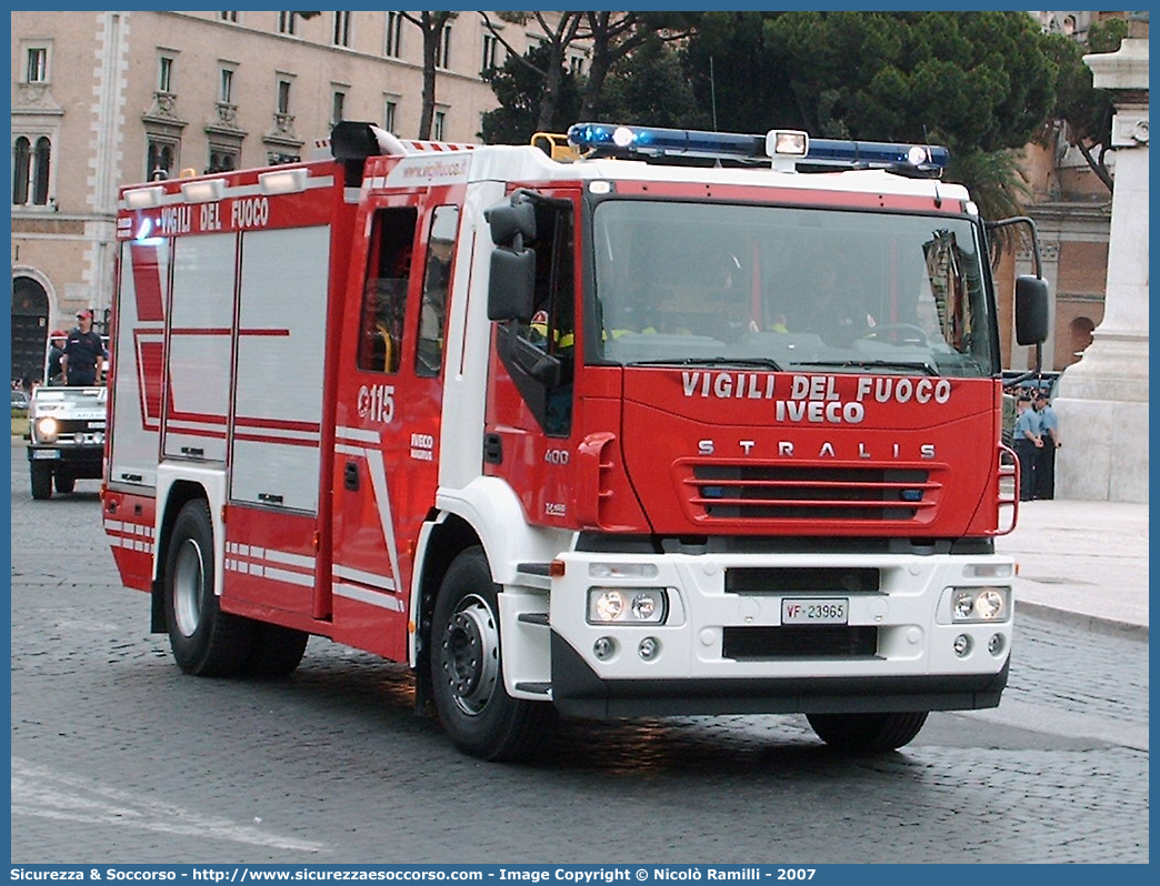 VF 23965
Corpo Nazionale Vigili del Fuoco
Iveco Magirus Stralis 
190S40 I serie "Active Fire"
Parole chiave: VVF;V.V.F.;Corpo;Nazionale;Vigili;del;Fuoco;AutoPompaSerbatoio;APS;A.P.S.;Iveco;Magirus;Stralis;190S40;Active;Fire