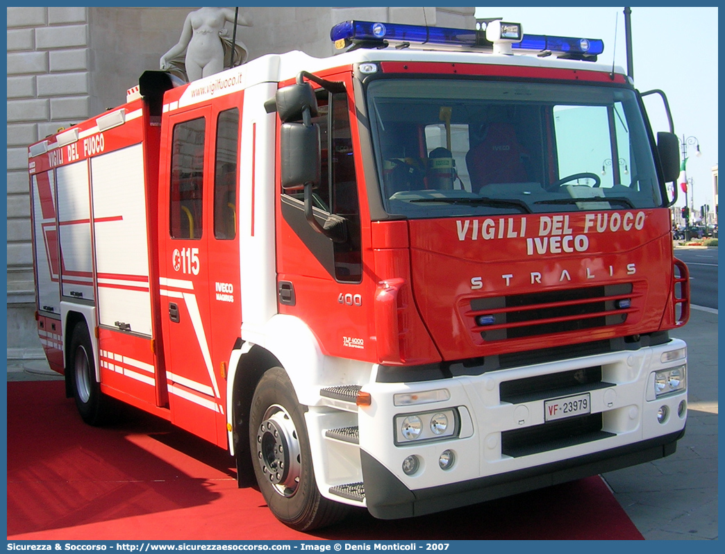 VF 23979
Corpo Nazionale Vigili del Fuoco
Iveco Magirus Stralis 
190S40 I serie "Active Fire"
Parole chiave: VVF;V.V.F.;Corpo;Nazionale;Vigili;del;Fuoco;AutoPompaSerbatoio;APS;A.P.S.;Iveco;Magirus;Stralis;190S40;Active;Fire