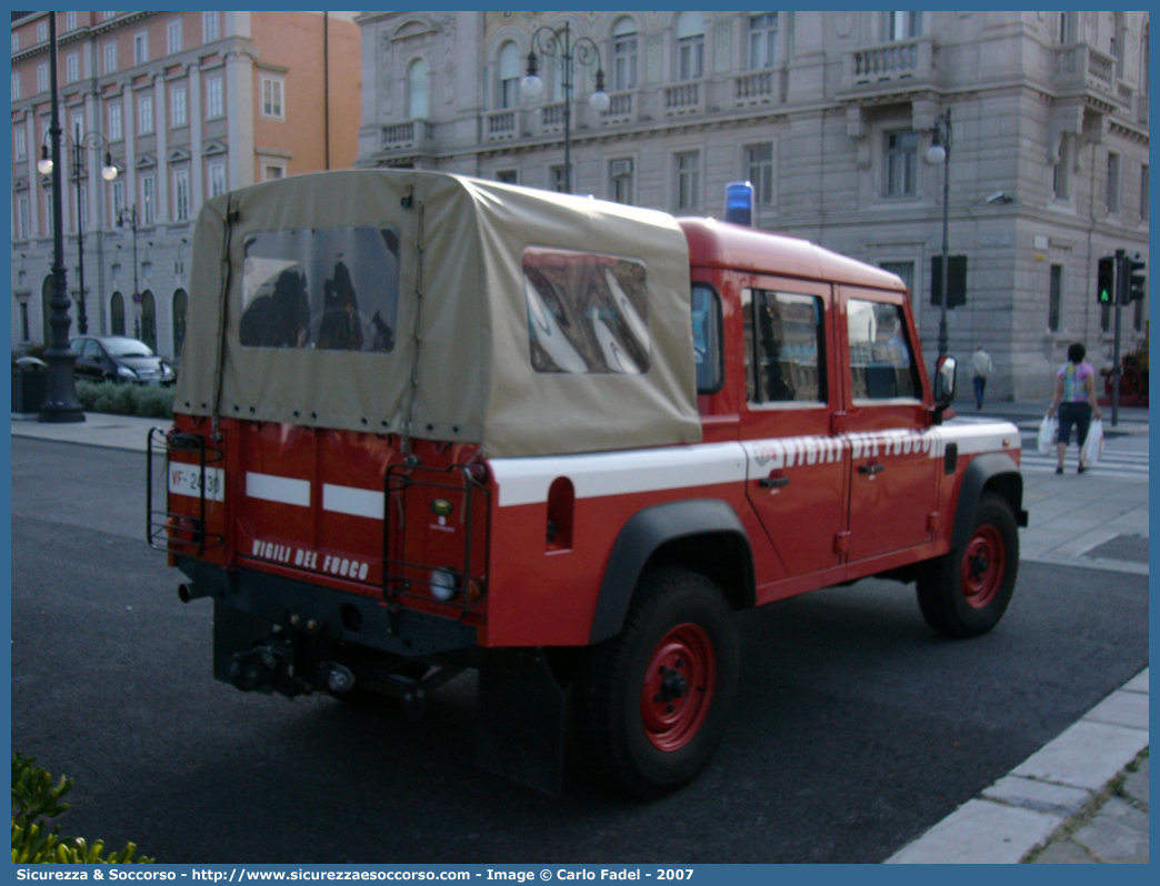 VF 24130
Corpo Nazionale Vigili del Fuoco
Land Rover Defender 110
Parole chiave: VF;VVF;V.F.;V.V.F.;Corpo;Nazionale;Vigili del Fuoco;Vigili;Fuoco;Land Rover;Defender;110