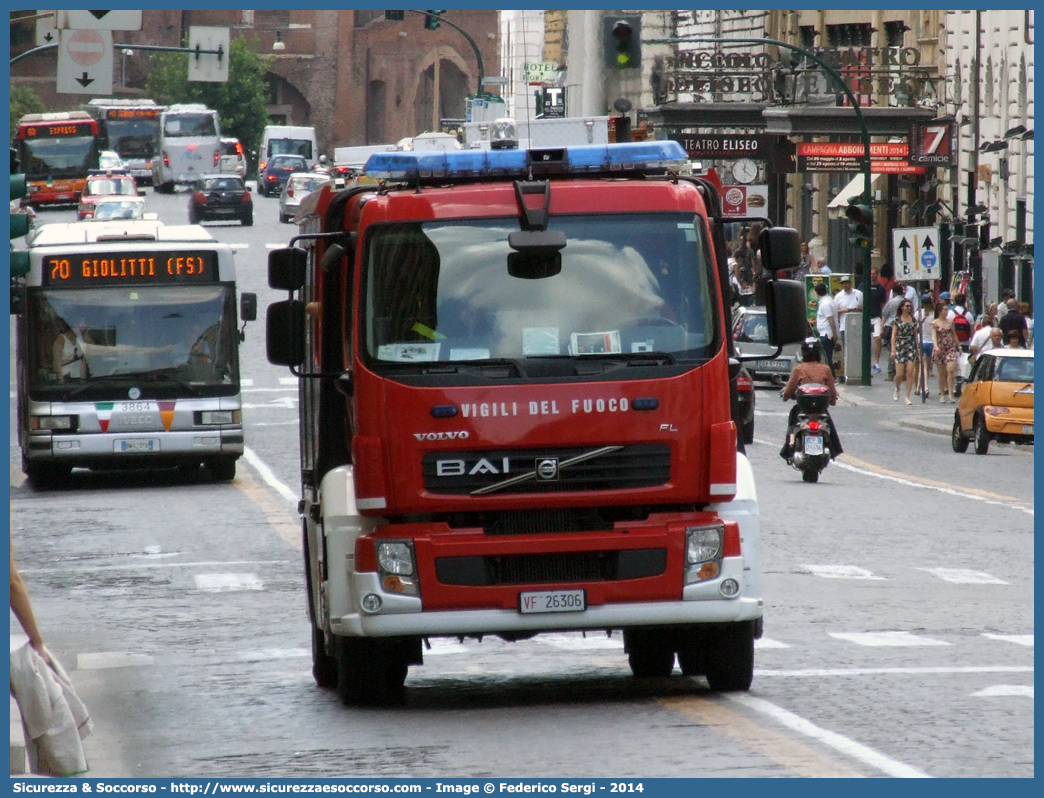 VF 26306
Corpo Nazionale Vigili del Fuoco
Volvo FL280/FL290 III serie
Allestitore BAI S.r.l.
Parole chiave: VVF;V.V.F.;Corpo;Nazionale;Vigili;del;Fuoco;APS;A.P.S.;AutoPompaSerbatoio;AutoPompa;Volvo;FL;280;290;FL280;FL290;BAI