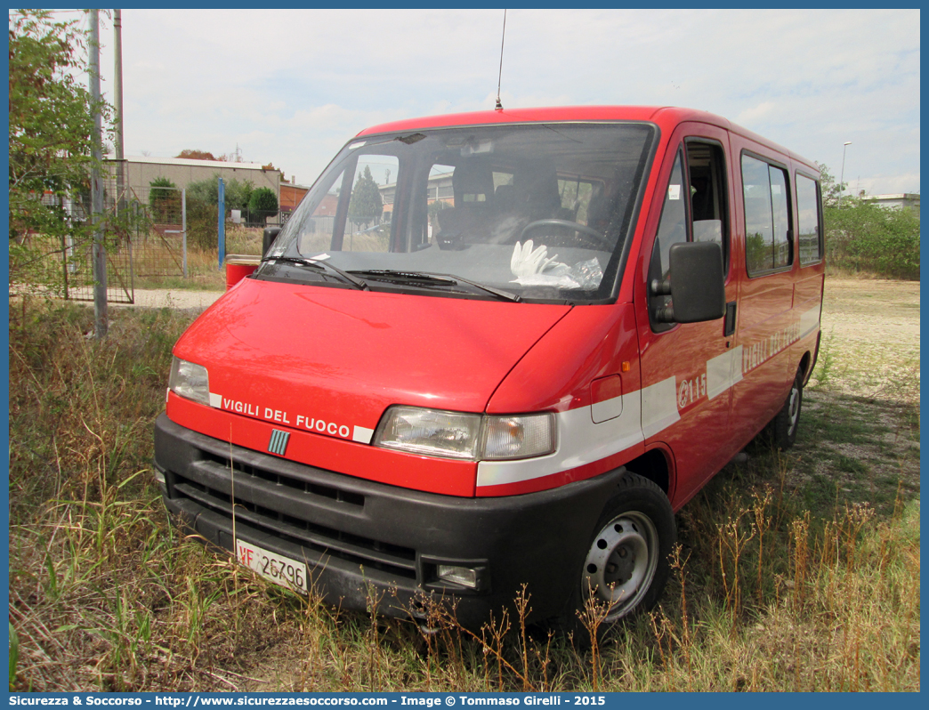 VF 26796
Corpo Nazionale Vigili del Fuoco
Fiat Ducato II serie
Parole chiave: VVF;V.V.F.;Corpo;Nazionale;Vigili;del;Fuoco;Bus;Minibus;Fiat;Ducato