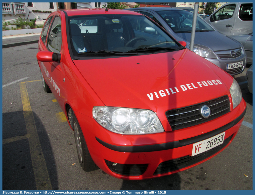 VF 26953
Corpo Nazionale Vigili del Fuoco
Fiat Punto III serie
Parole chiave: VVF;V.V.F.;Corpo;Nazionale;Vigili;del;Fuoco;Fiat;Punto