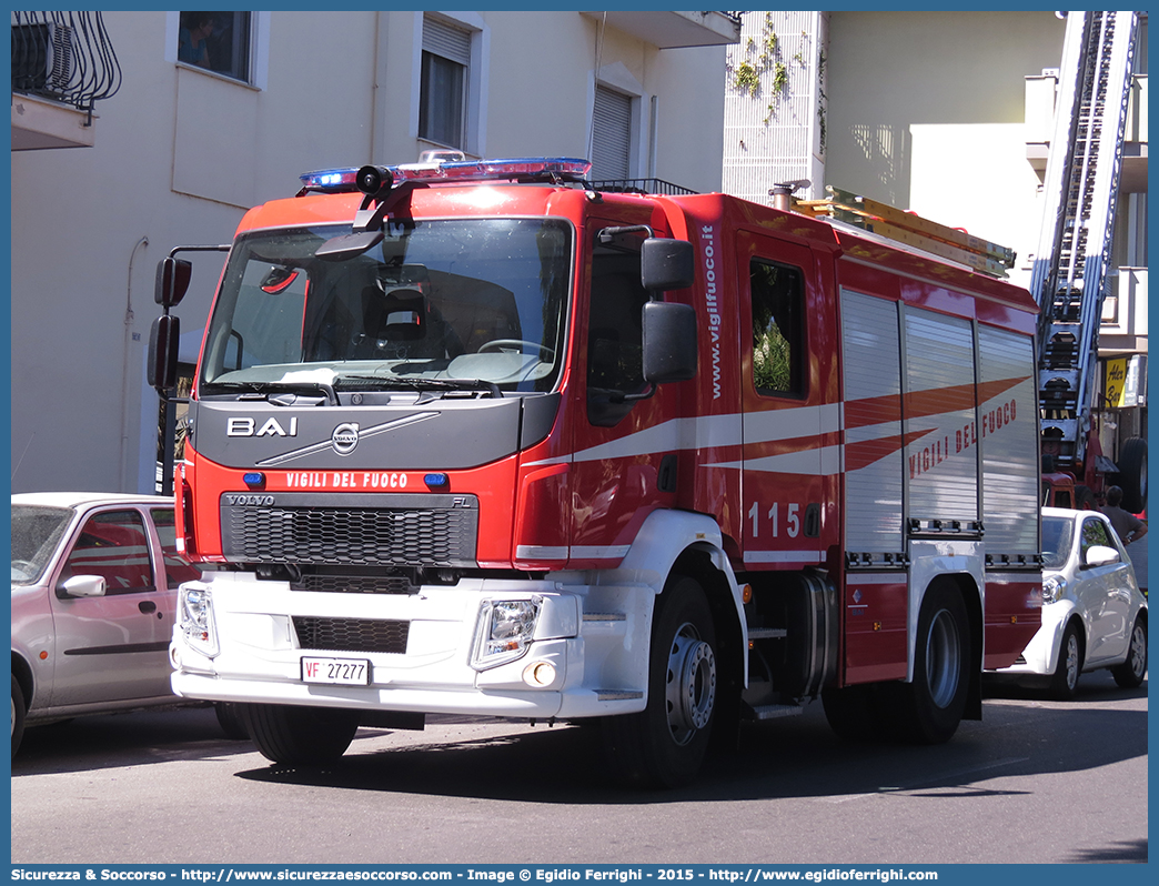 VF 27277
Corpo Nazionale Vigili del Fuoco
Volvo FL280 IV serie
Allestitore BAI S.r.l.
Parole chiave: VF;V.F.;VVF;V.V.F.;Corpo;Nazionale;Vigili del Fuoco;Vigili;Fuoco;APS;A.P.S.;AutoPompaSerbatoio;AutoPompa;Volvo;FL;280;FL280;BAI