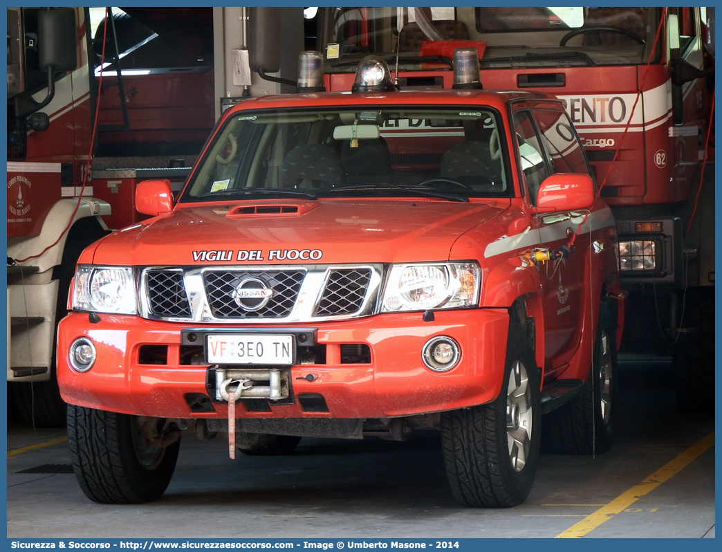 VF 3E0TN
Corpo Permanente dei Vigili del Fuoco Trento
Nissan Patrol III serie
Parole chiave: VF;V.F.;Vigili del Fuoco;Vigili;Fuoco;Corpo;Permanente;Trento;Nissan;Patrol