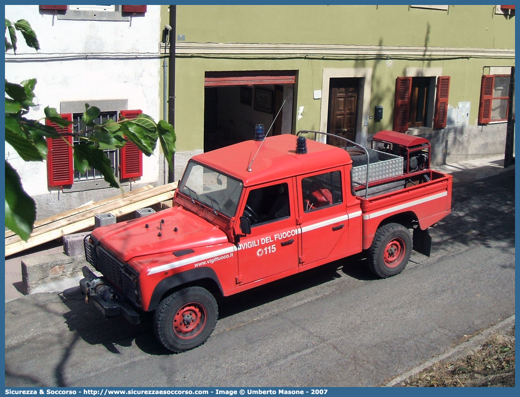 -
Corpo Nazionale Vigili del Fuoco
Land Rover Defender 130
Parole chiave: VF;VVF;V.F.;V.V.F.;Corpo;Nazionale;Vigili del Fuoco;Vigili;Fuoco;Land Rover;Defender;130