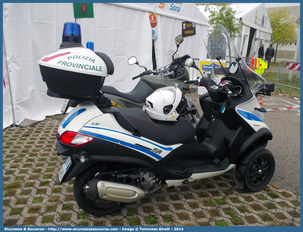 Polizia Locale YA00851
Polizia Provinciale
Provincia di Verona
Piaggio MP3
Parole chiave: Polizia;Locale;Provinciale;Verona;Piaggio;MP3;YA00851;YA 00851