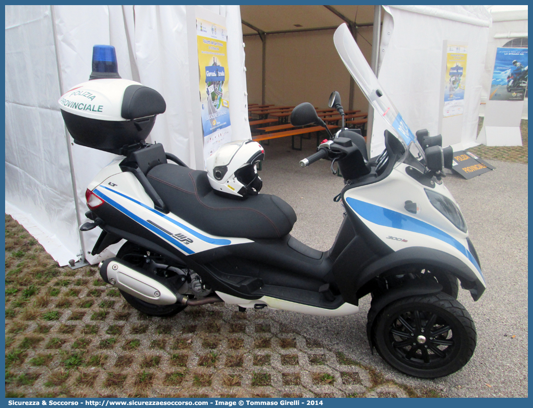 Polizia Locale YA00852
Polizia Provinciale
Provincia di Verona
Piaggio MP3
Parole chiave: Polizia;Locale;Provinciale;Verona;Piaggio;MP3;YA00852;YA 00852