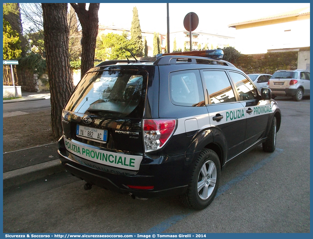 Polizia Locale YA882AC
Polizia Provinciale
Provincia di Verona
Subaru Forester V serie
Parole chiave: Polizia;Locale;Provinciale;Verona;Subaru;Forester;YA882AC;YA 882 AC