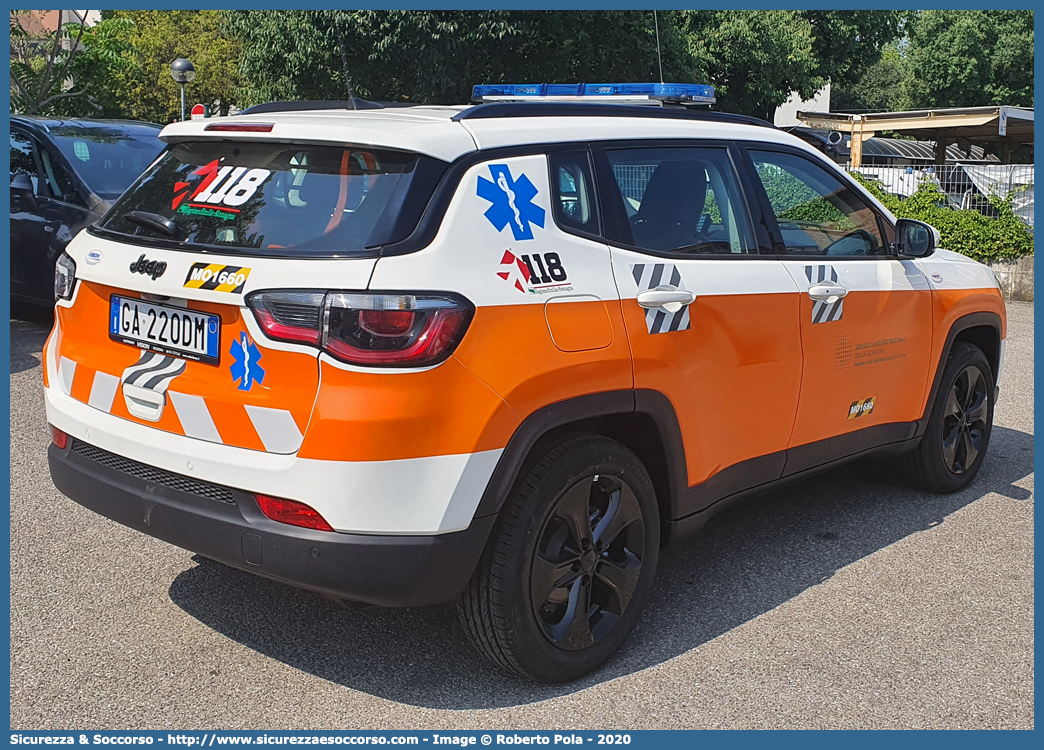 MO 1660
118 Modena Soccorso
Jeep Compass II serie I restyling
Allestitore Vision S.r.l.
Parole chiave: 118;Modena;Soccorso;Automedica;Automedicalizzata;Auto Medica;Auto Medicalizzata;Jeep;Compass;Vision