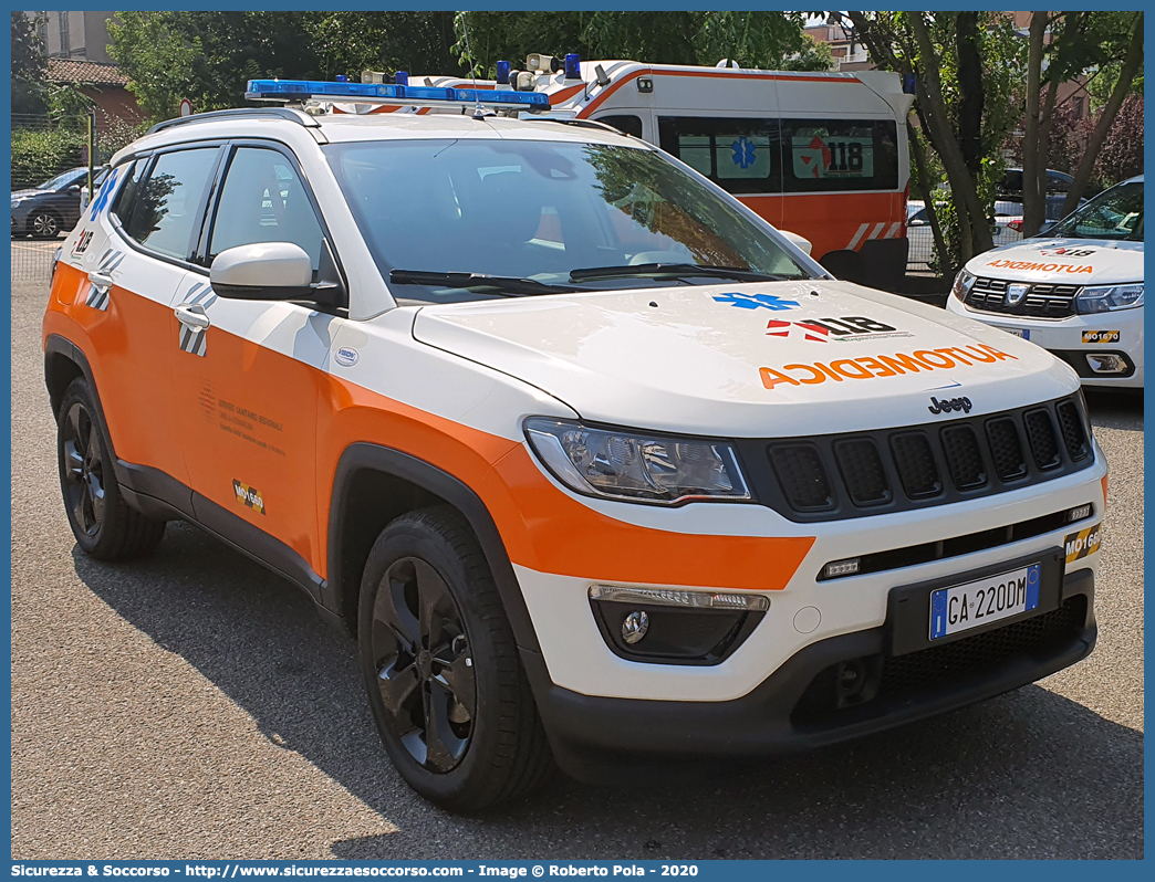 MO 1660
118 Modena Soccorso
Jeep Compass II serie I restyling
Allestitore Vision S.r.l.
Parole chiave: 118;Modena;Soccorso;Automedica;Automedicalizzata;Auto Medica;Auto Medicalizzata;Jeep;Compass;Vision