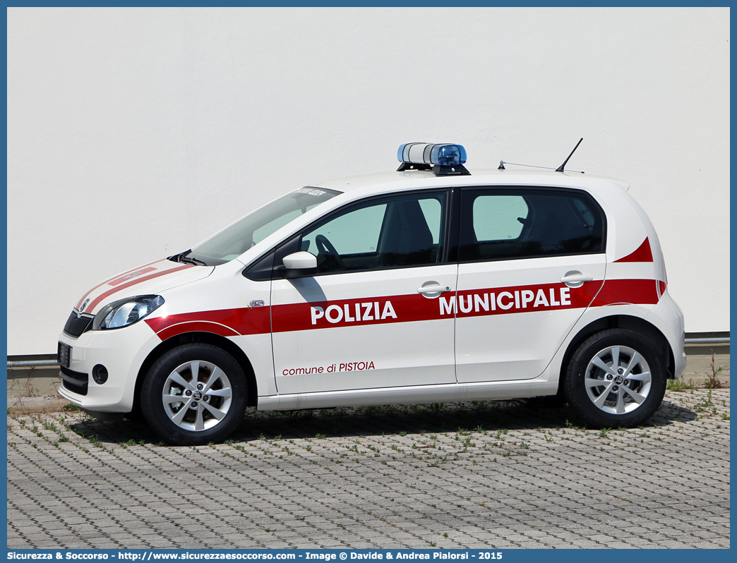 -
Polizia Municipale
Comune di Pistoia
Skoda Citygo
Allestitore Focaccia Group S.r.l.
Parole chiave: PL;P.L.;PM;P.M.;Polizia;Locale;Municipale;Pistoia;Skoda;Citygo;Focaccia