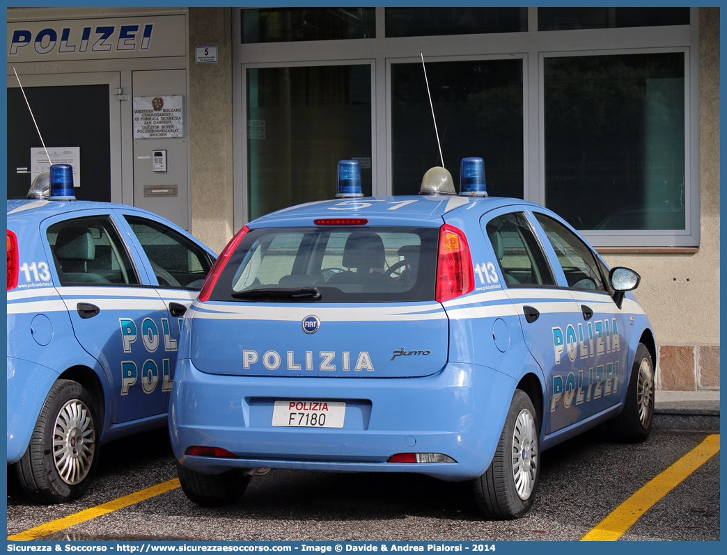 Polizia F7180
Polizia di Stato
Questura di Bolzano
Fiat Grande Punto
Parole chiave: Polizia di Stato;Polizia;PS;Questura di Bolzano;Bolzano;Fiat;Grande;Punto;F7180