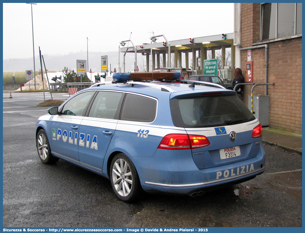 Polizia F3514
Polizia di Stato
Polizia Stradale
Autocamionale della Cisa S.p.A.
Volkswagen Passat Variant V serie
Parole chiave: F3514;Polizia di Stato;Polizia Stradale;Autocamionale della Cisa S.p.A.;Volkswagen Passat Variant V serie