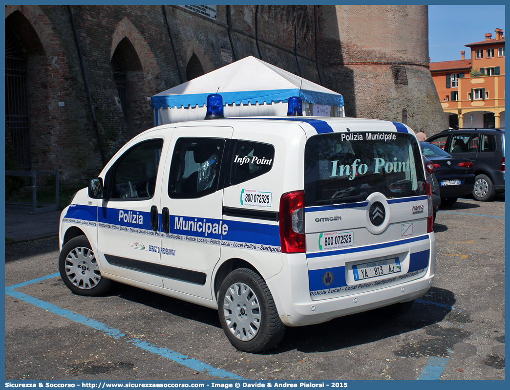 Polizia Locale YA813AJ
Polizia Municipale
Unione Comuni della Bassa Romagna
Citroen Nemo I serie
Allestitore Bertazzoni S.r.l.
Parole chiave: Polizia;Locale;Municipale;Bassa Romagna;Alfonsine;Bagnacavallo;Bagnara di Romagna;Conselice;Cotignola;Fusignano;Lugo;Massa Lombarda;Sant&#039;Agata sul Santerno;Sant Agata sul Santerno;Citroen;Nemo;Bertazzoni