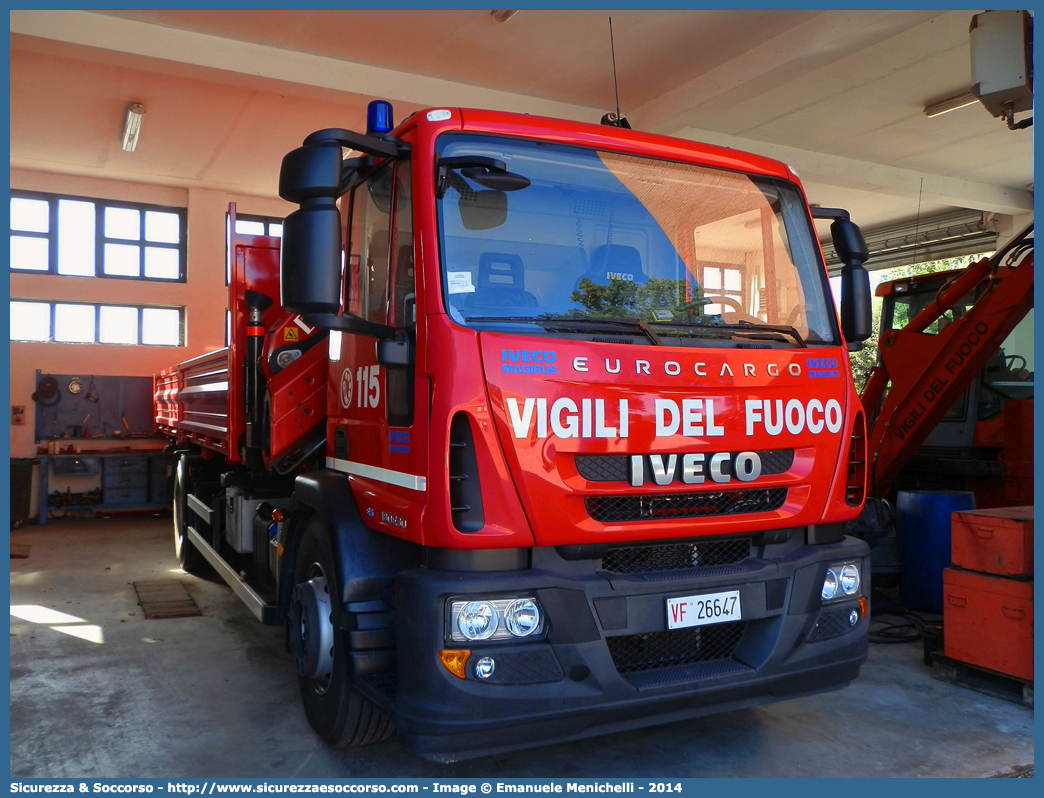 VF 26647
Corpo Nazionale Vigili del Fuoco
Iveco EuroCargo 180E30 III serie
Parole chiave: VVF;V.V.F.;Corpo;Nazionale;Vigili;del;Fuoco;Iveco;EuroCargo;180E30