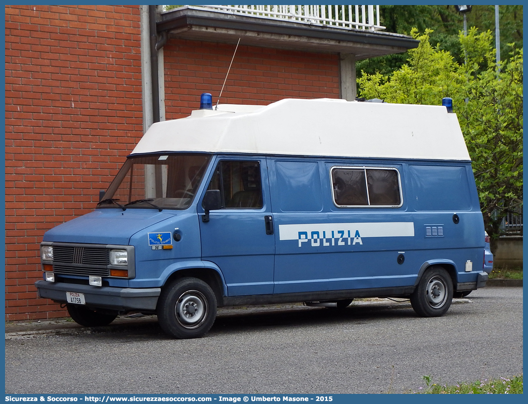 Polizia A1758
Polizia di Stato
Polizia Stradale
Fiat Ducato I serie
Parole chiave: Polizia;Stato;Polizia di Stato;Stradale;Fiat;Ducato I serie