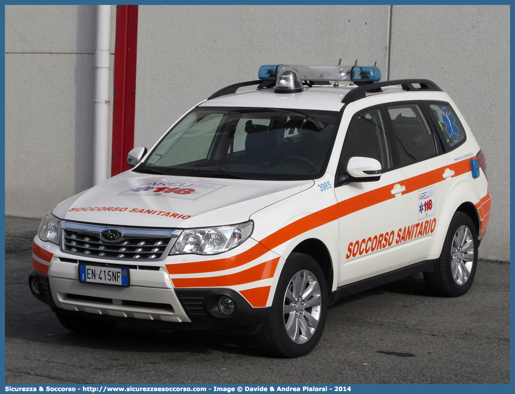 3985
118 Azienda Regionale Emergenza Urgenza
Regione Lombardia
Subaru Forester V serie
Allestitore Bertazzoni S.r.l.
Parole chiave: 118;AREU;A.R.E.U.;S.S.U.Em.;SSUEm;Lombardia;Milano;Automedica;Subaru;Forester;Bertazzoni