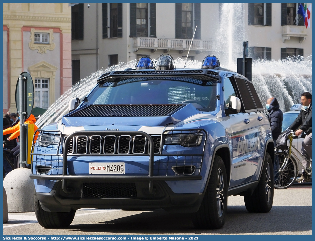 Polizia M4206
Polizia di Stato
Reparto Mobile
Jeep Grand Cherokee V serie
Parole chiave: PS;P.S.;Polizia;Polizia di Stato;Reparto Mobile;Jeep;Grand;Cherokee