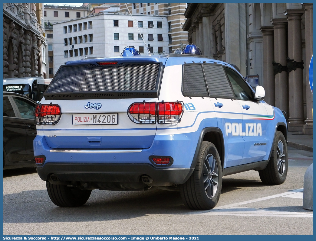 Polizia M4206
Polizia di Stato
Reparto Mobile
Jeep Grand Cherokee V serie
Parole chiave: PS;P.S.;Polizia;Polizia di Stato;Reparto Mobile;Jeep;Grand;Cherokee