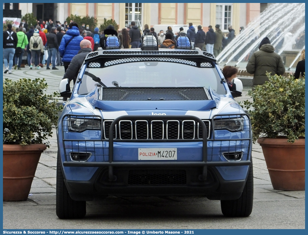 Polizia M4207
Polizia di Stato
Reparto Mobile
Jeep Grand Cherokee V serie
Parole chiave: PS;P.S.;Polizia;Polizia di Stato;Reparto Mobile;Jeep;Grand;Cherokee