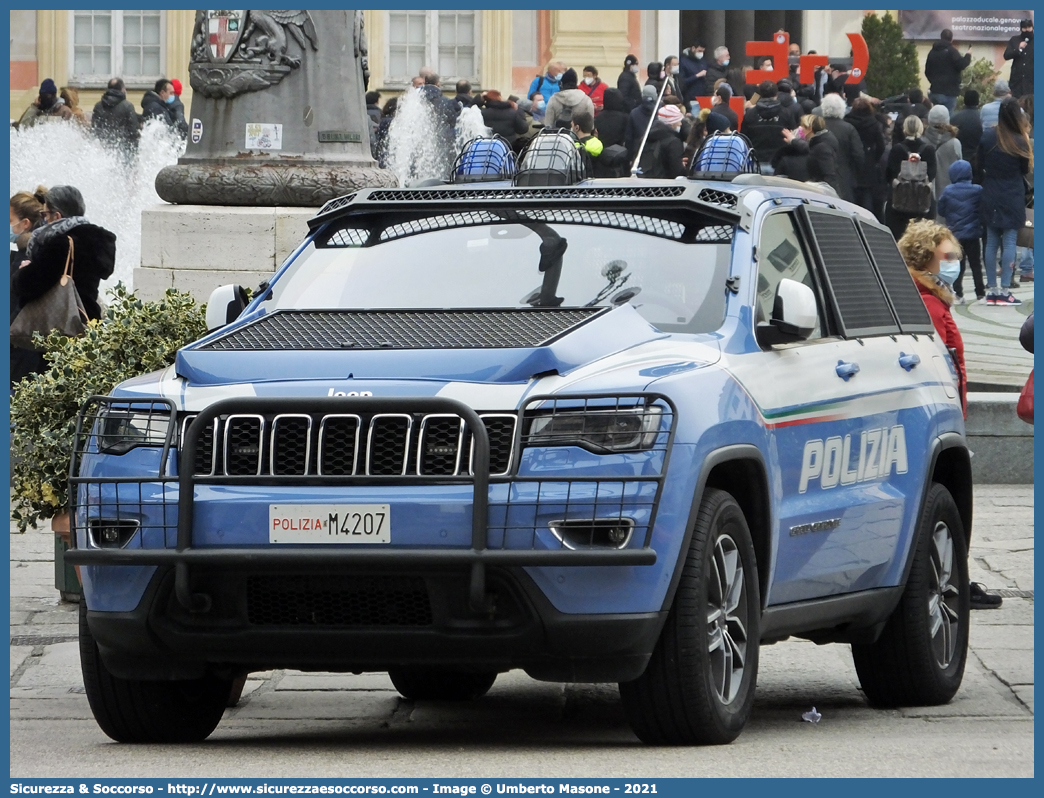 Polizia M4207
Polizia di Stato
Reparto Mobile
Jeep Grand Cherokee V serie
Parole chiave: PS;P.S.;Polizia;Polizia di Stato;Reparto Mobile;Jeep;Grand;Cherokee