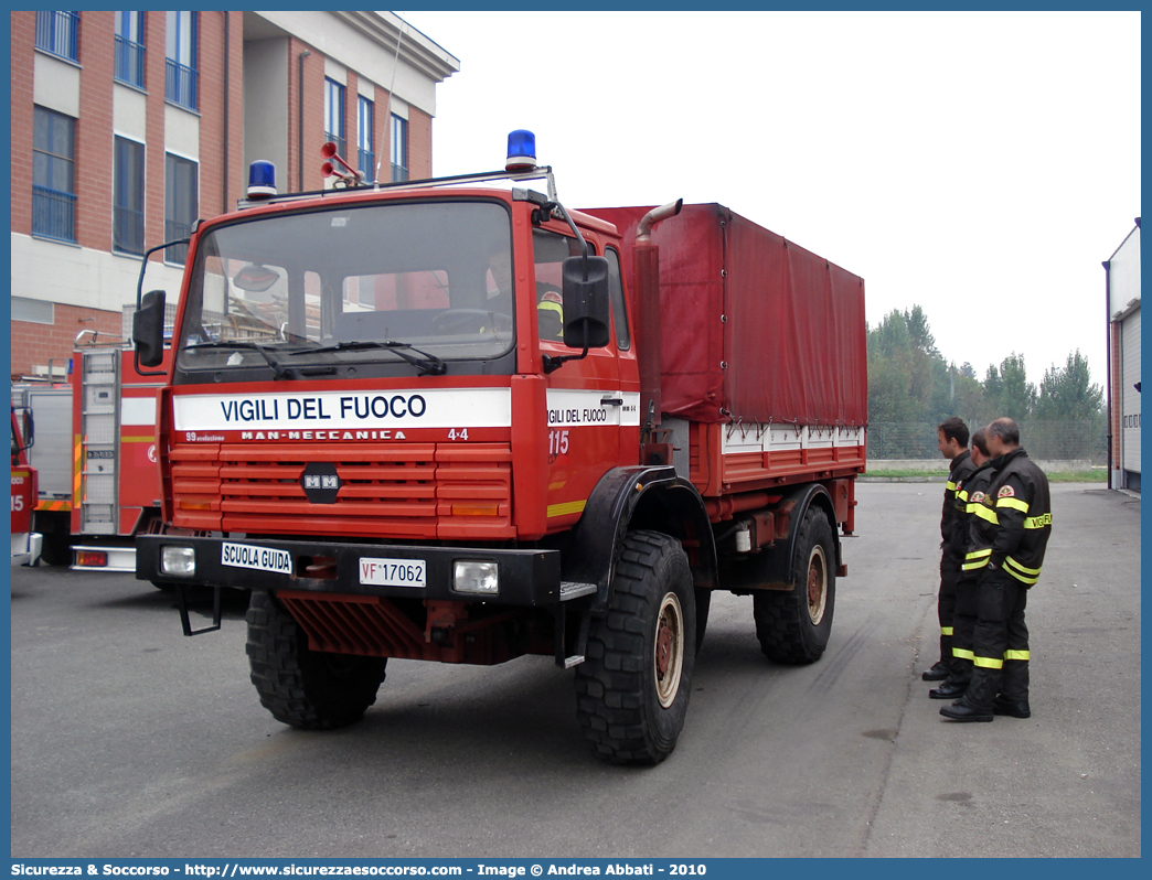 VF 17062
Corpo Nazionale Vigili del Fuoco
Man Meccanica 99 Evoluzione 4x4
Parole chiave: VVF;V.V.F.;Corpo;Nazionale;Vigili;del;Fuoco;Man;Meccanica;99;Evoluzione