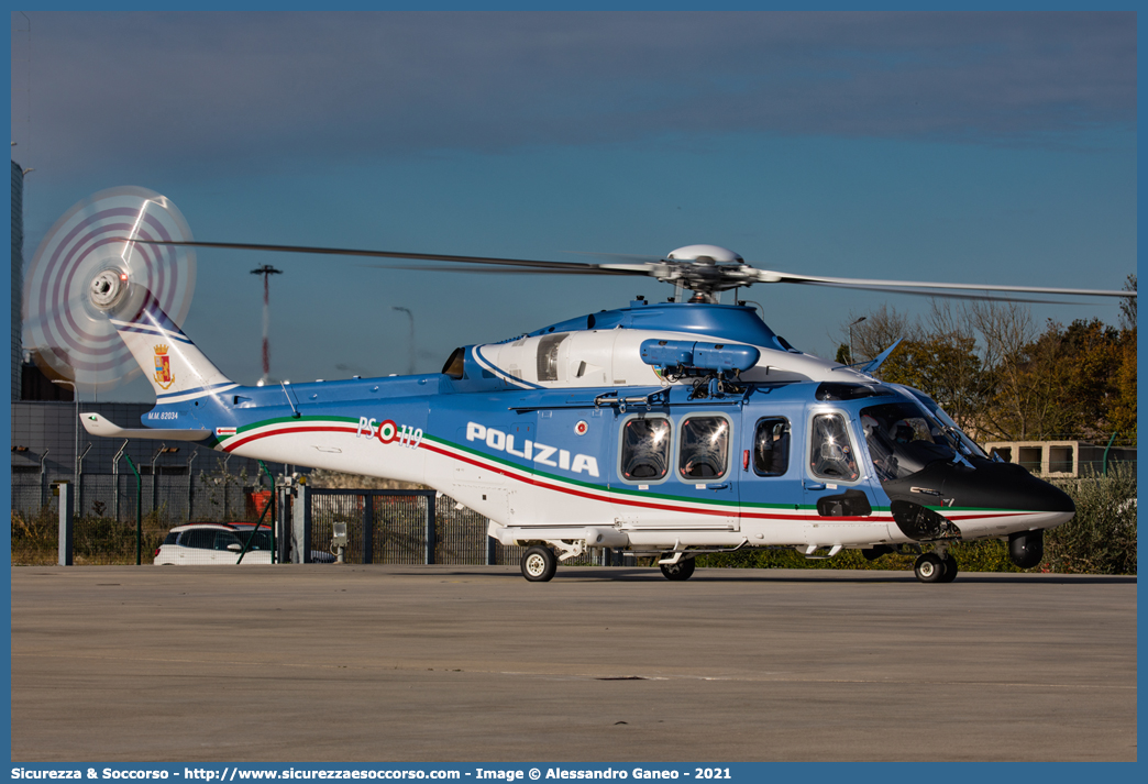 MM82034 / PS 119
Polizia di Stato
Reparto Volo
Leonardo Helicopters AW139
Parole chiave: PS;P.S.;Polizia;di;Stato;Pubblica;Sicurezza;Reparto;Volo;Agusta;Westland;Leonardo;Helicopters;139