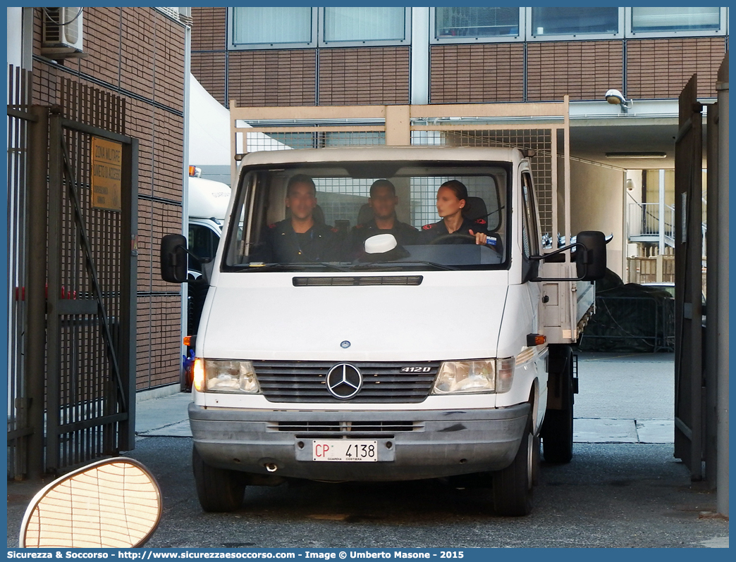 CP 4138
Corpo delle Capitanerie di Porto
Guardia Costiera
Mercedes Benz Sprinter 412 I serie
Parole chiave: Guardia Costiera;Capitaneria di Porto;Capitanerie di Porto;Mercedes;Benz;Sprinter;412