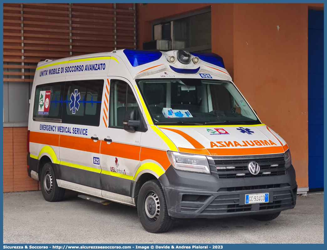 625
118 Umbria Soccorso
Azienda USL Umbria 1
Volkswagen Crafter II serie
Allestitore MAF S.n.c.
Parole chiave: 118;Umbria;Soccorso;USL;1;Ambulanza;Autoambulanza;Volkswagen;Crafter;MAF