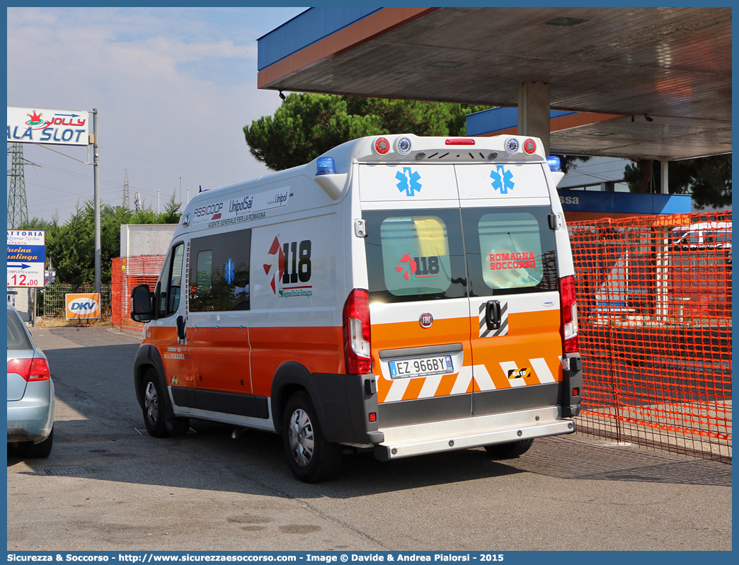 RA 10
118 Romagna Soccorso
Ambito Territoriale di Ravenna
Fiat Ducato III serie restyling
Allestitore Vision S.r.l.
Parole chiave: 118;Romagna;Ravenna;Soccorso;Ambulanza;Autoambulanza;Fiat;Ducato;X290;X 290;Vision