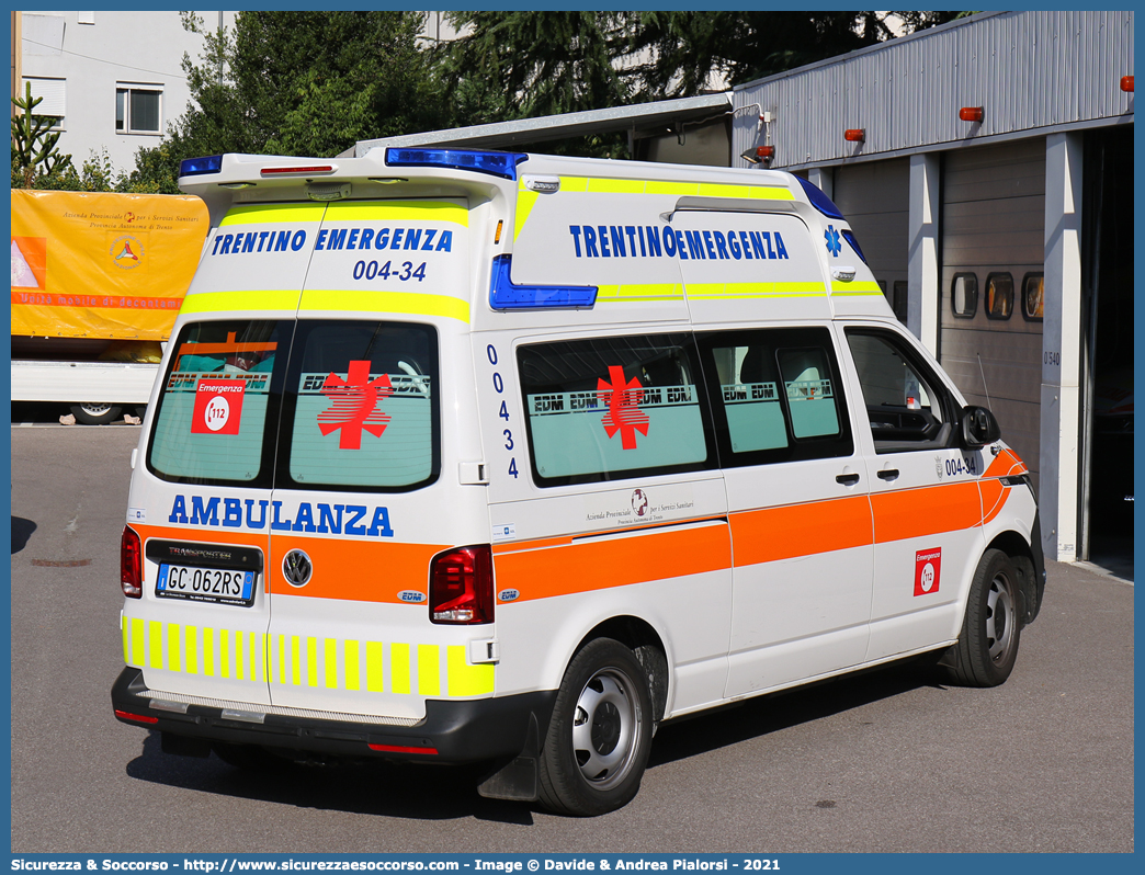 004-34
118 Trentino Emergenza
Volkswagen Transporter T6.1
Allestitore EDM S.r.l.
Parole chiave: 118;Trento;Trentino;Emergenza;Ambulanza;Autoambulanza;Volkswagen;Transporter;T6.1;T 6;EDM