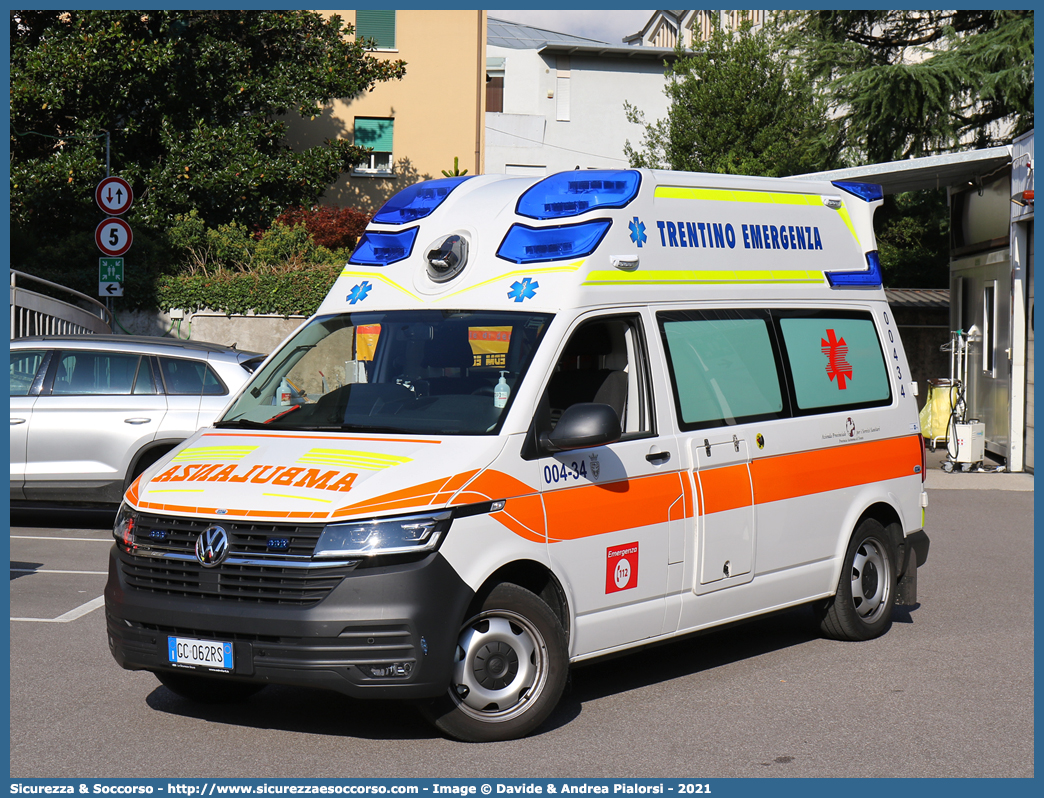 004-34
118 Trentino Emergenza
Volkswagen Transporter T6.1
Allestitore EDM S.r.l.
Parole chiave: 118;Trento;Trentino;Emergenza;Ambulanza;Autoambulanza;Volkswagen;Transporter;T6.1;T 6;EDM