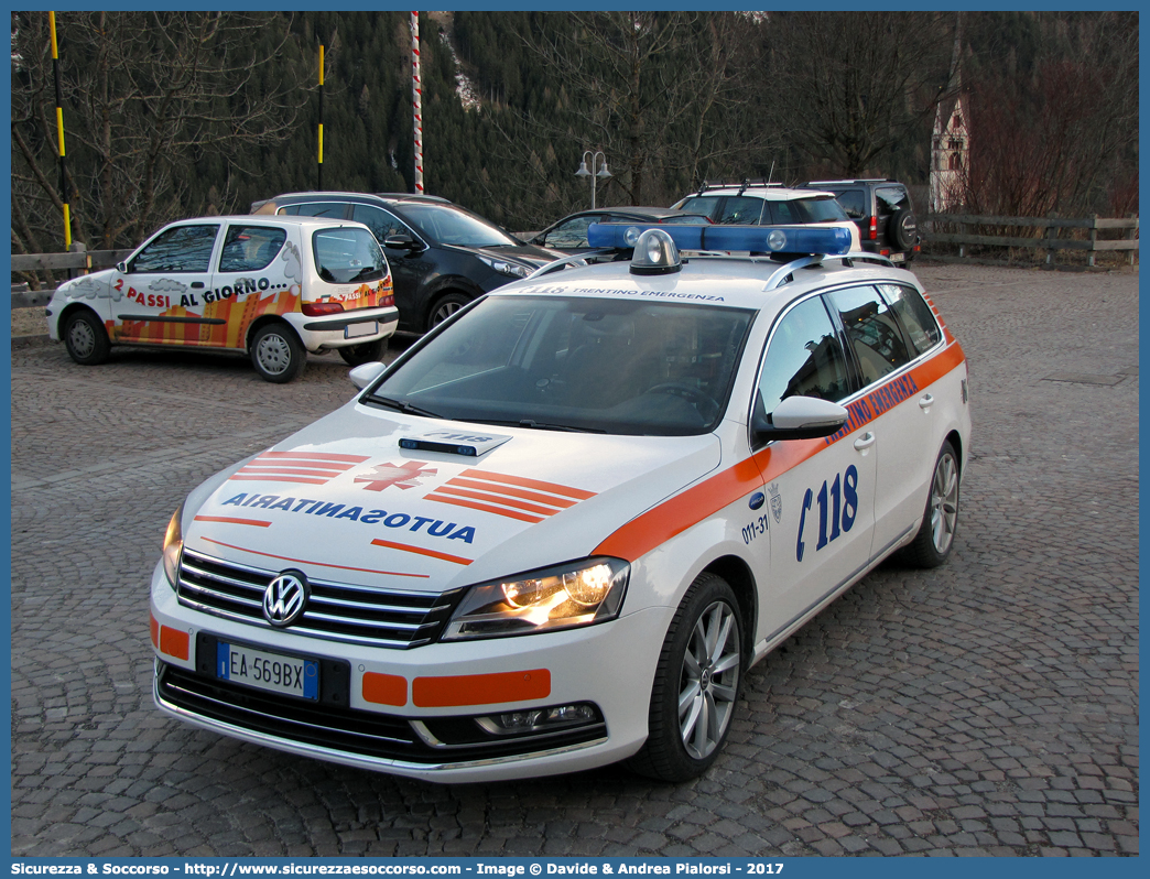 011-31
118 Trentino Emergenza
Volkswagen Passat Variant V serie
Allestitore Aricar S.p.A.
Parole chiave: 118;Trentino;Emergenza;Trento;Automedica;Autosanitaria;Volkswagen;Passat;Variant;Aricar