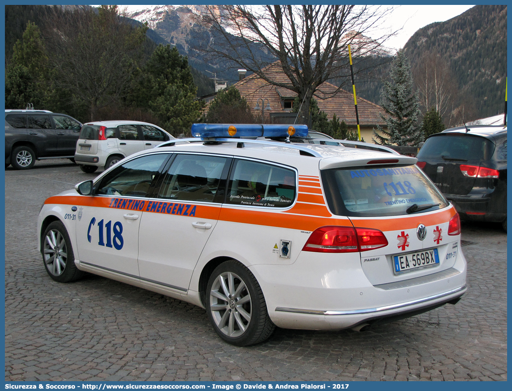 011-31
118 Trentino Emergenza
Volkswagen Passat Variant V serie
Allestitore Aricar S.p.A.
Parole chiave: 118;Trentino;Emergenza;Trento;Automedica;Autosanitaria;Volkswagen;Passat;Variant;Aricar