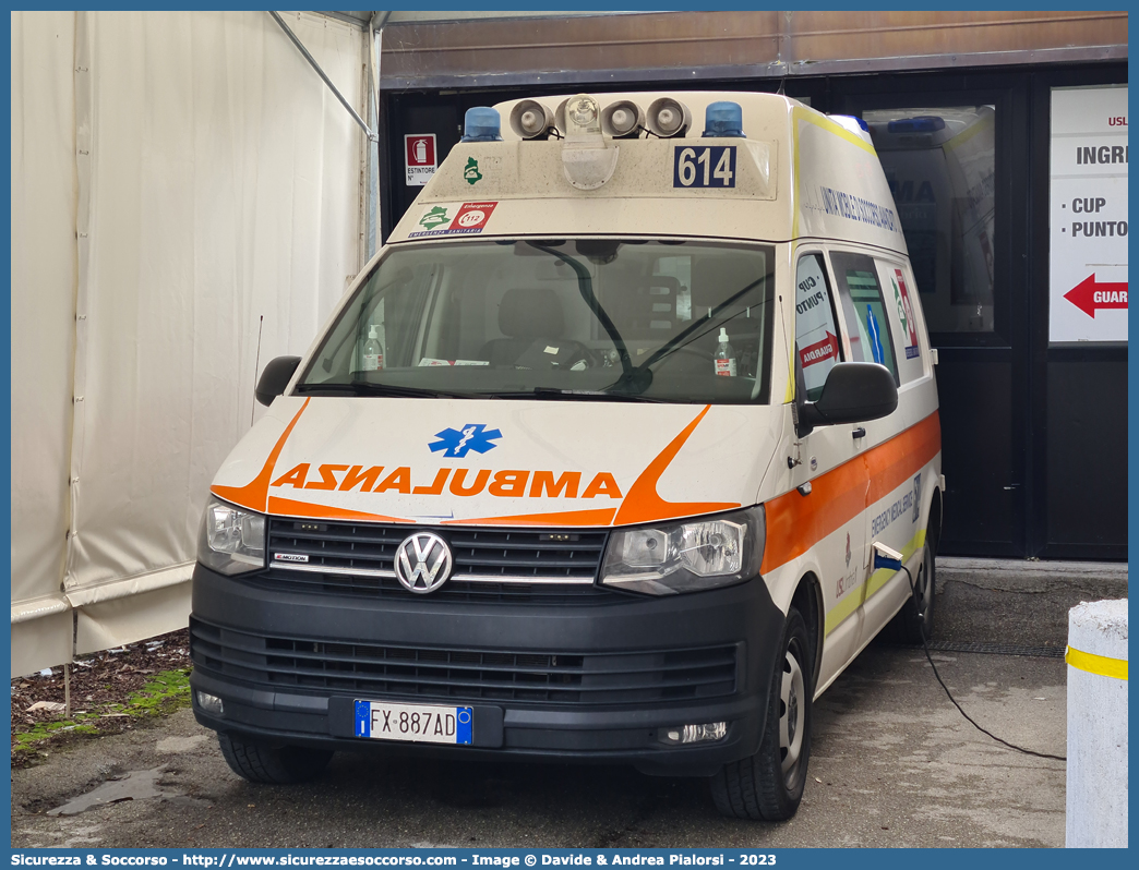 614
118 Umbria Soccorso
Azienda USL Umbria 1
Volkswagen Transporter T6
Allestitore Vision S.r.l.
(variante)
Parole chiave: 118;Umbria;Soccorso;Perugia;Ambulanza;Volkswagen;T6;PG;Vision