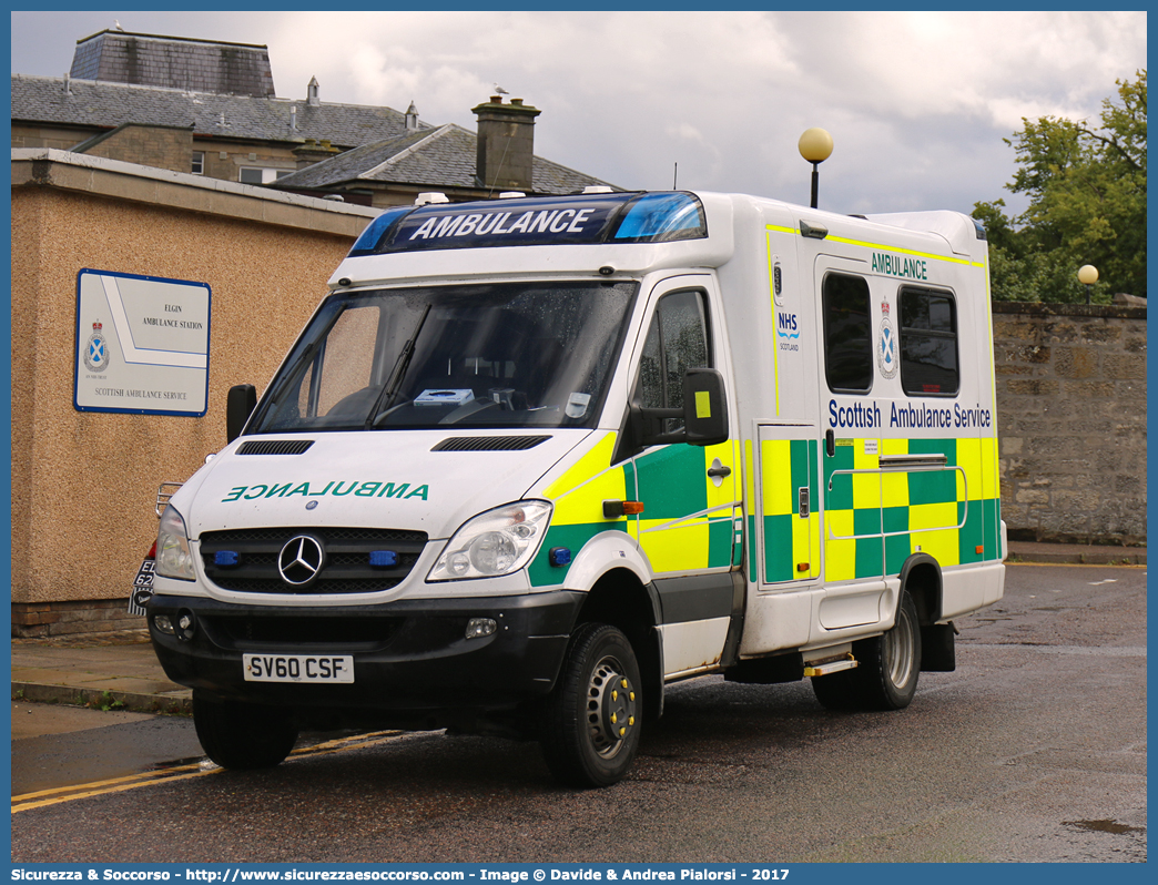 -
United Kingdom of Great Britain and Northern Ireland
Scottish Ambulance Service
Mercedes Benz Sprinter 4x4 II generation
Parole chiave: United;Kingdom;Great;Britain;Northern;Ireland;Scottish;Ambulance;Service;Mercedes;Benz;Sprinter