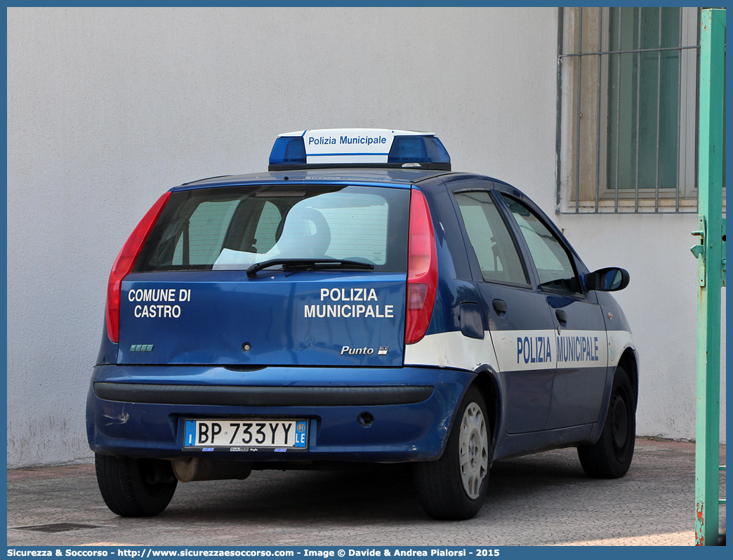 -
Polizia Locale
Comune di Castro
Fiat Punto II serie
Parole chiave: Polizia;Locale;Municipale;Castro;Fiat;Punto