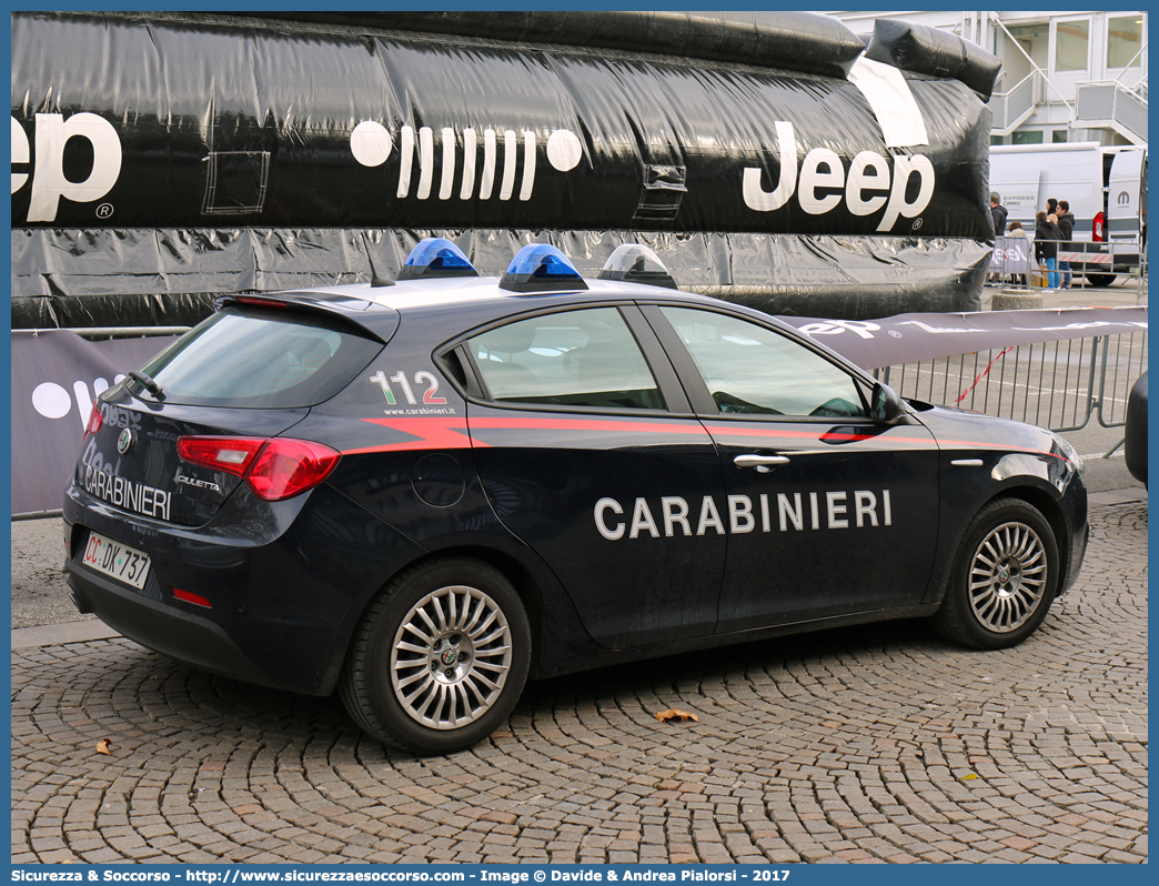 CC DK737
Arma dei Carabinieri
Alfa Romeo Nuova Giulietta
I serie II restyling
Allestitore Nuova Carrozzeria Torinese S.r.l.
Parole chiave: C.C.;CC;Arma;dei;Carabinieri;Alfa;Romeo;Giulietta