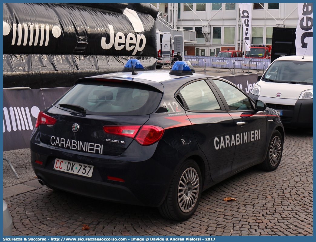 CC DK737
Arma dei Carabinieri
Alfa Romeo Nuova Giulietta
I serie II restyling
Allestitore Nuova Carrozzeria Torinese S.r.l.
Parole chiave: C.C.;CC;Arma;dei;Carabinieri;Alfa;Romeo;Giulietta