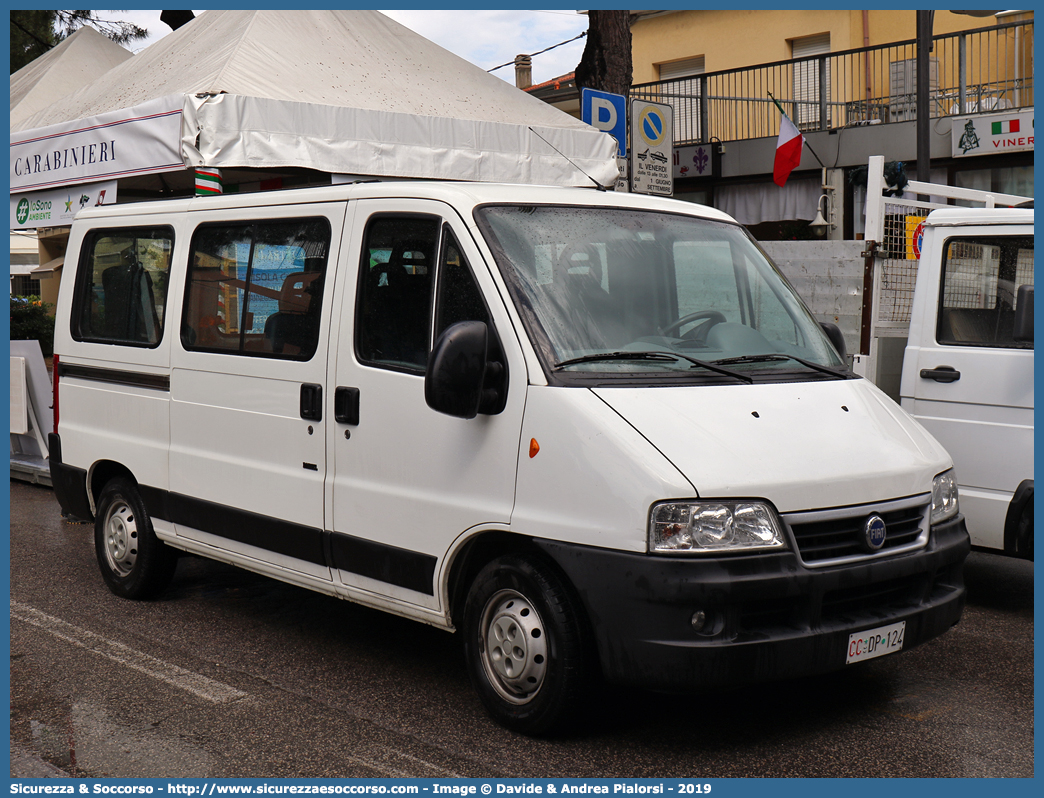 CC DP124
Arma dei Carabinieri
Comando Unità per la Tutela Forestale, 
Ambientale e Agroalimentare
Fiat Ducato II serie restyling
Parole chiave: CC;C.C.;Arma;dei;Carabinieri;Comando;Unità;per;la;Tutela;Forestale;Ambientale;Agroalimentare;Fiat;Ducato