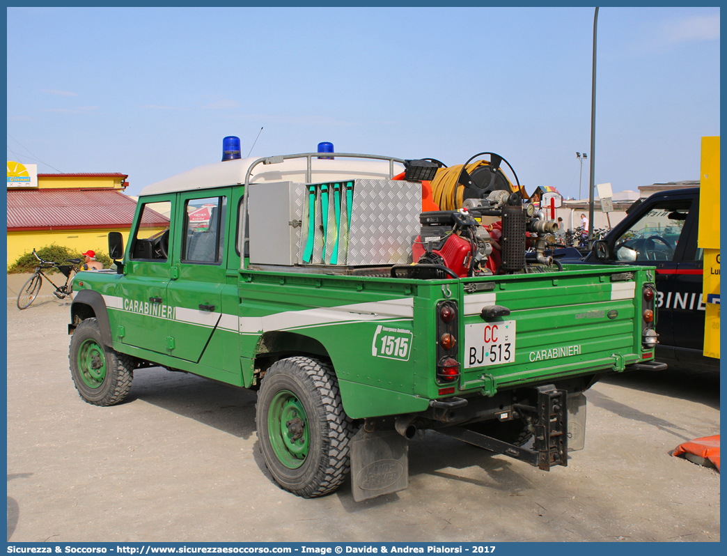 CC DJ513
Arma dei Carabinieri
Comando Unità per la Tutela Forestale, 
Ambientale e Agroalimentare
Land Rover Defender 130
Parole chiave: CC;C.C.;Arma;dei;Carabinieri;Comando;Unità;per;la;Tutela;Forestale;Ambientale;Agroalimentare;Land;Rover;Defender;130