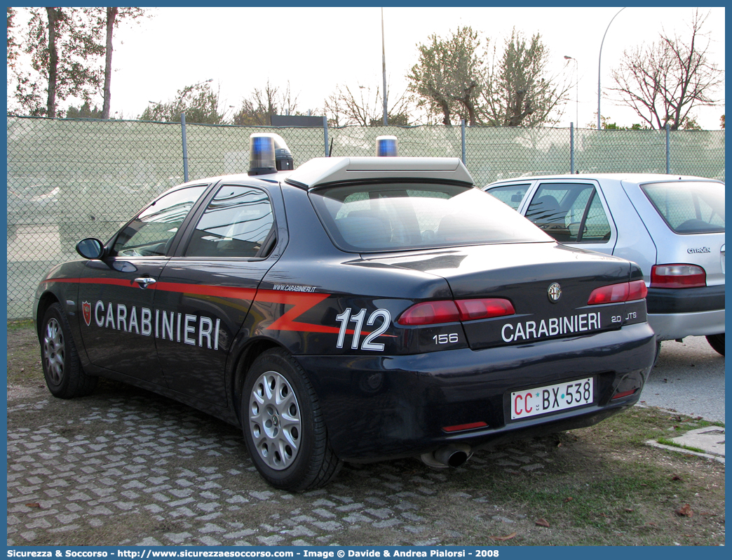 CC BX538
Arma dei Carabinieri
Alfa Romeo 156 II serie
con sistema "Falco"
Parole chiave: CCBX530;Arma dei Carabinieri;Alfa Romeo 156 II serie;Falco