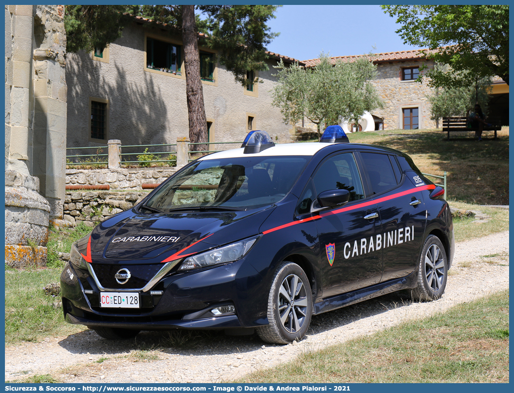 CC ED128
Arma dei Carabinieri
Comando Unità per la Tutela Forestale, 
Ambientale e Agroalimentare
Nissan Leaf II serie
Allestitore Cita Seconda S.r.l.
Parole chiave: CC;C.C.;Arma;dei;Carabinieri;Comando;Unità;per;la;Tutela;Forestale;Ambientale;Agroalimentare;Nissan;Leaf;Cita;Seconda