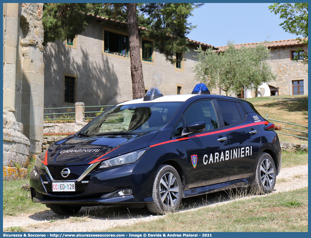 CC ED128
Arma dei Carabinieri
Comando Unità per la Tutela Forestale, 
Ambientale e Agroalimentare
Nissan Leaf II serie
Allestitore Cita Seconda S.r.l.
Parole chiave: CC;C.C.;Arma;dei;Carabinieri;Comando;Unità;per;la;Tutela;Forestale;Ambientale;Agroalimentare;Nissan;Leaf;Cita;Seconda