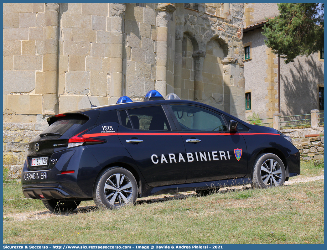 CC ED128
Arma dei Carabinieri
Comando Unità per la Tutela Forestale, 
Ambientale e Agroalimentare
Nissan Leaf II serie
Allestitore Cita Seconda S.r.l.
Parole chiave: CC;C.C.;Arma;dei;Carabinieri;Comando;Unità;per;la;Tutela;Forestale;Ambientale;Agroalimentare;Nissan;Leaf;Cita;Seconda