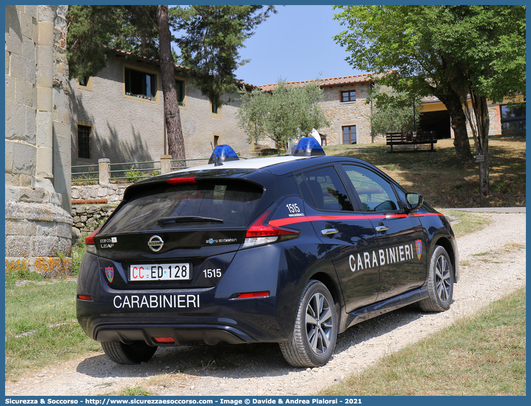 CC ED128
Arma dei Carabinieri
Comando Unità per la Tutela Forestale, 
Ambientale e Agroalimentare
Nissan Leaf II serie
Allestitore Cita Seconda S.r.l.
Parole chiave: CC;C.C.;Arma;dei;Carabinieri;Comando;Unità;per;la;Tutela;Forestale;Ambientale;Agroalimentare;Nissan;Leaf;Cita;Seconda