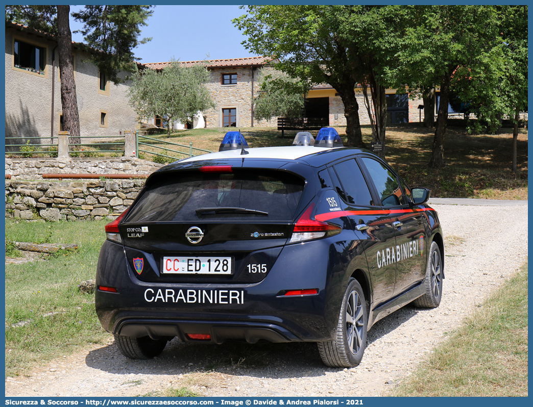 CC ED128
Arma dei Carabinieri
Comando Unità per la Tutela Forestale, 
Ambientale e Agroalimentare
Nissan Leaf II serie
Allestitore Cita Seconda S.r.l.
Parole chiave: CC;C.C.;Arma;dei;Carabinieri;Comando;Unità;per;la;Tutela;Forestale;Ambientale;Agroalimentare;Nissan;Leaf;Cita;Seconda