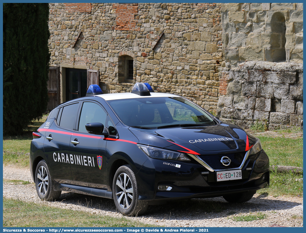 CC ED128
Arma dei Carabinieri
Comando Unità per la Tutela Forestale, 
Ambientale e Agroalimentare
Nissan Leaf II serie
Allestitore Cita Seconda S.r.l.
Parole chiave: CC;C.C.;Arma;dei;Carabinieri;Comando;Unità;per;la;Tutela;Forestale;Ambientale;Agroalimentare;Nissan;Leaf;Cita;Seconda