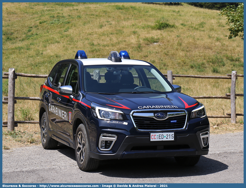 CC ED215
Arma dei Carabinieri
Comando Unità per la Tutela Forestale, 
Ambientale e Agroalimentare
Subaru Forester e-Boxer
Parole chiave: CC;C.C.;Arma;dei;Carabinieri;Comando;Unità;per;la;Tutela;Forestale;Ambientale;Agroalimentare;Subaru;Forester;e-Boxer